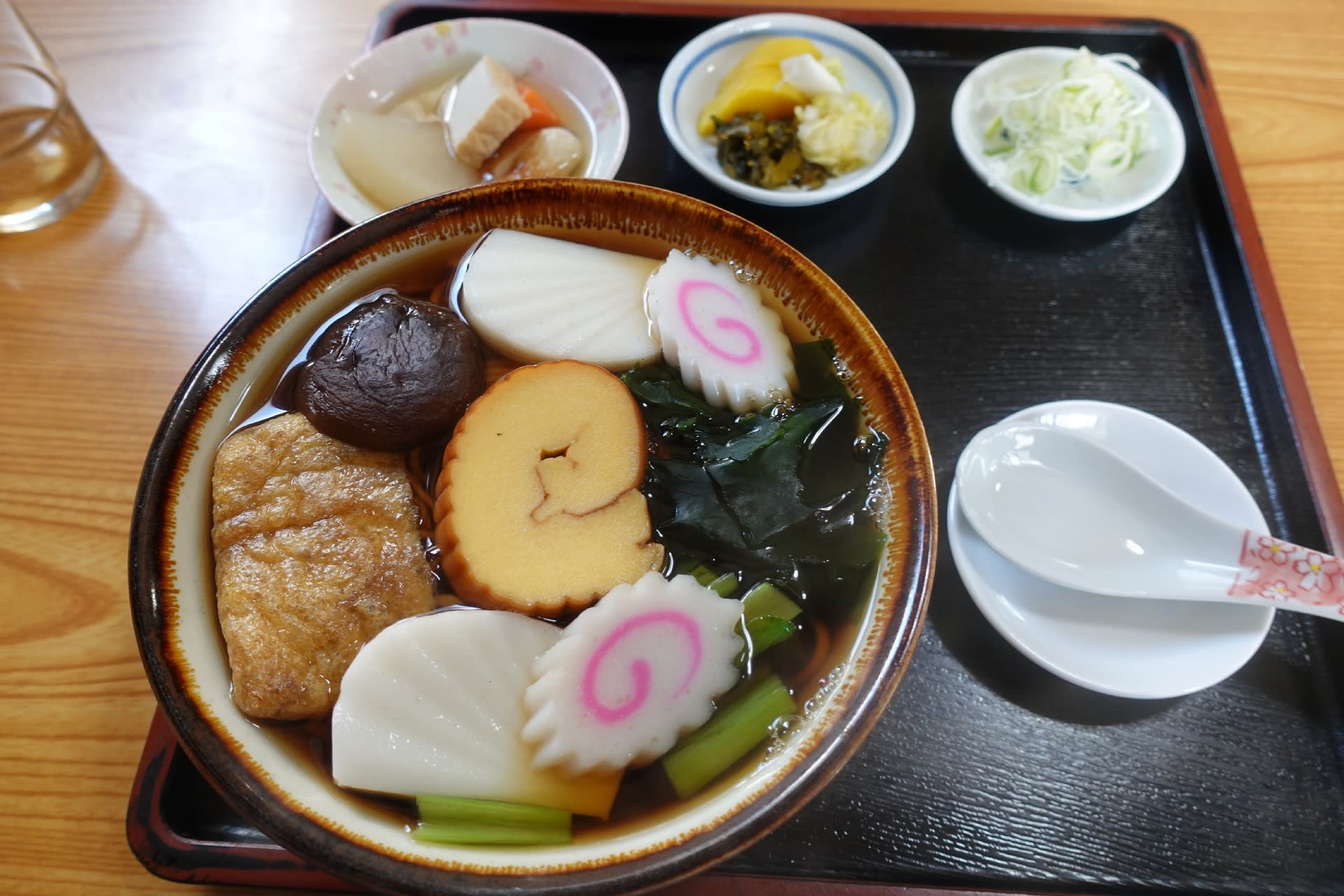 板橋坂下 きそば長岡屋 おかめそば 作業員の昼飯