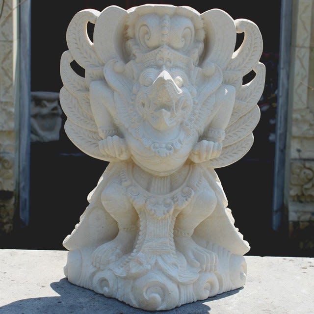 ガネーシャ　台　セット　バリ島　ラクササ　リゾート　石像