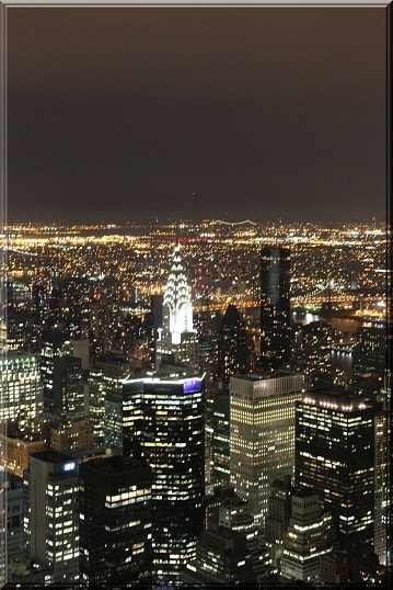 マンハッタンの夜景を満喫 私の空間そしてあたらしい風