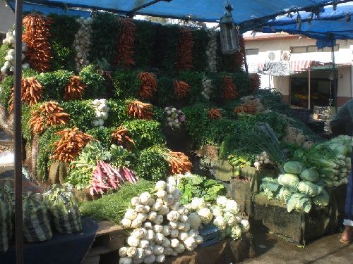 トリポリの野菜市場