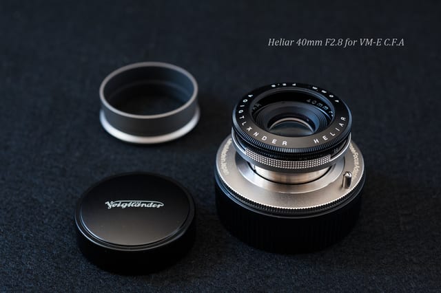 HELIAR 40mm F2.8 - with my Cobby HELIAR 40mm F2.8 - with my Cobby