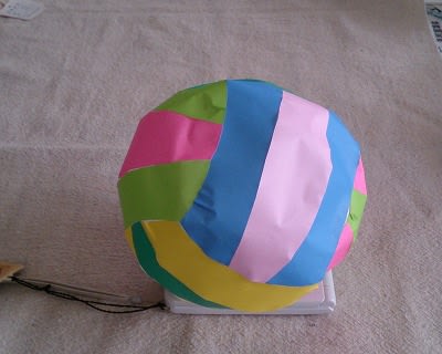 バレーボール型の布ボールの型紙 エクセルｖｂａと基本図形で作図 風船のような可愛いボールです 日だまりのエクセルと蝉しぐれ