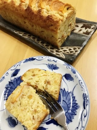 柿のパウンドケーキ@ツイノスミカ 柿のパウンドケーキ@ツイノスミカ