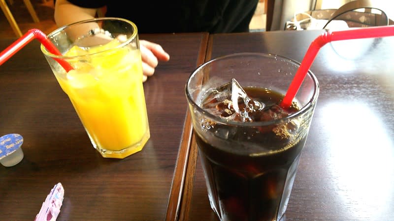 トラットリアグランドゥーカ:セットのドリンク
