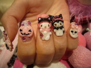 ハロウィンネイル☆マイメロバージョン , CAPLUS NAIL