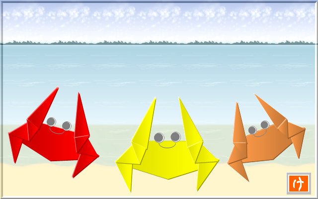 折り紙風 海の生き物 やっと ブログ