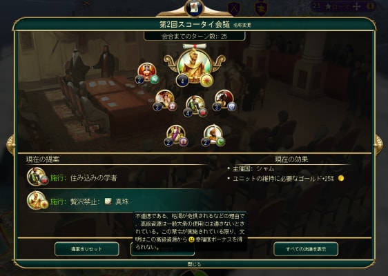 Civ5 Bnwマルチプレイ 7 世界議会 独りで歩いてく人のブログ