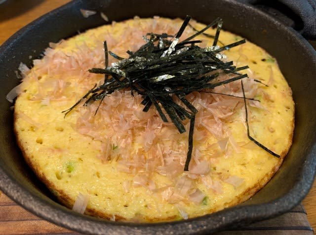 スキレットで大和芋と卵のふわふわ焼き さぶりんブログ