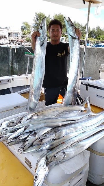 遊漁船真生丸沖縄県 太刀魚釣り 真生丸の釣果