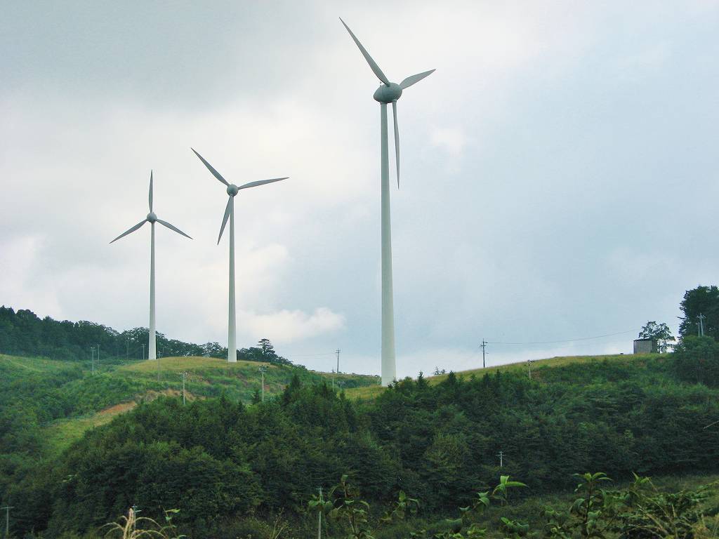 「風の森」上矢作風力発電所の画像