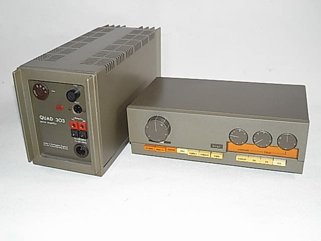Quad 33 Preamp + 303 Power amplifier - テレビ修理-頑固親父の修理日記