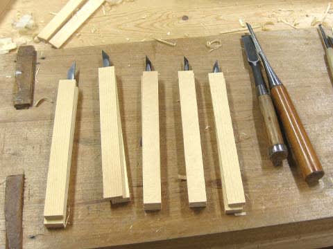 彫刻刀の柄 - 木工芸・漆・道具
