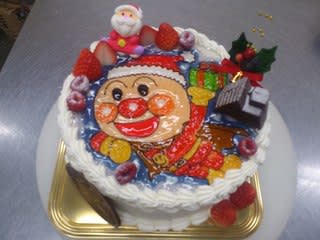 クリスマスキャラクターケーキ2 ロレーヌ洋菓子店 Blog