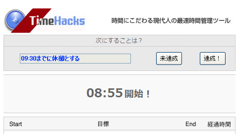 こんな事までタイムハック(笑)