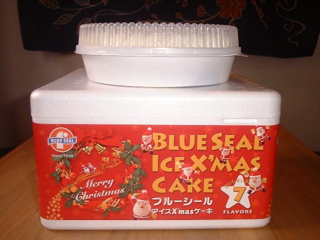 クリスマスケーキ ブルーシールアイス 藍風珈琲店