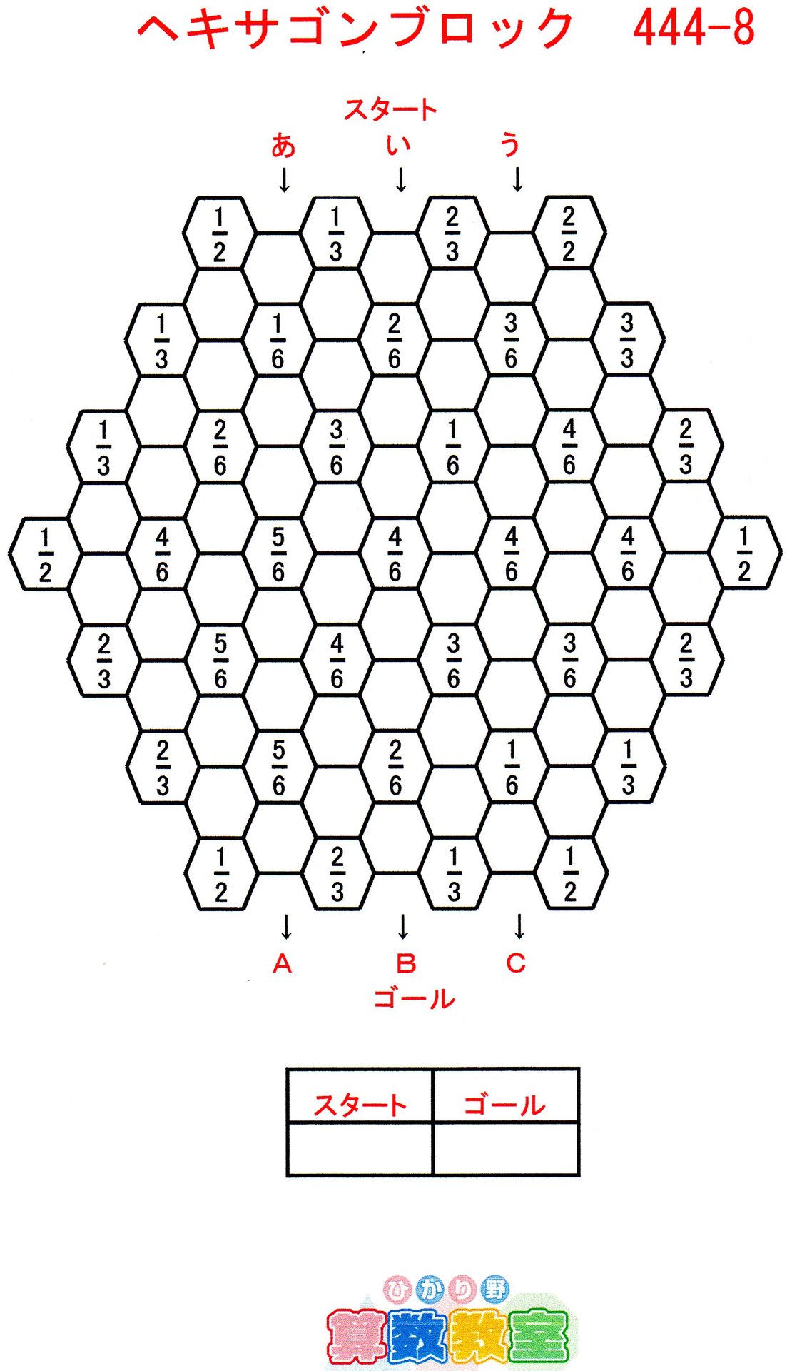 ヘキサゴン ブロック パズル 北見市学習塾 ひかり野算数教室 小中学生算数数学単科個別指導学習塾 ヘキサゴン ブロック パズル 北見市学習塾 ひかり野算数教室 小中学生算数数学単科個別指導学習塾