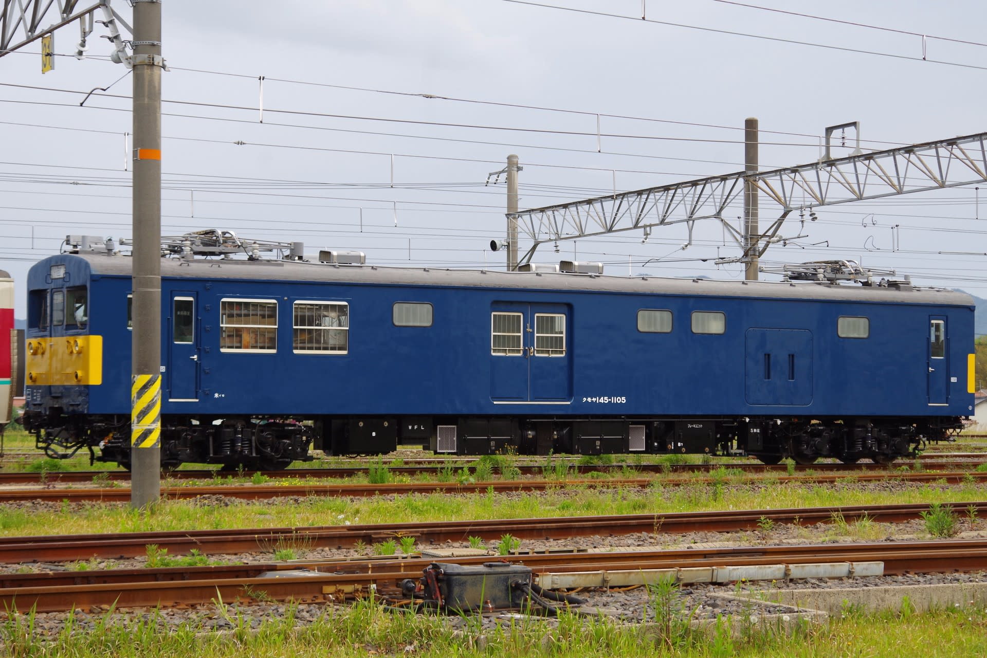 スタフ 山陰線 臨5717行路 クモヤ145+マヤ 行路表付 スタフ 山陰線 臨5717行路 クモヤ145+マヤ 行路表付