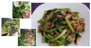 豚バラとターサイ 生しいたけの中華風炒め 安心野菜のカンタンレシピ
