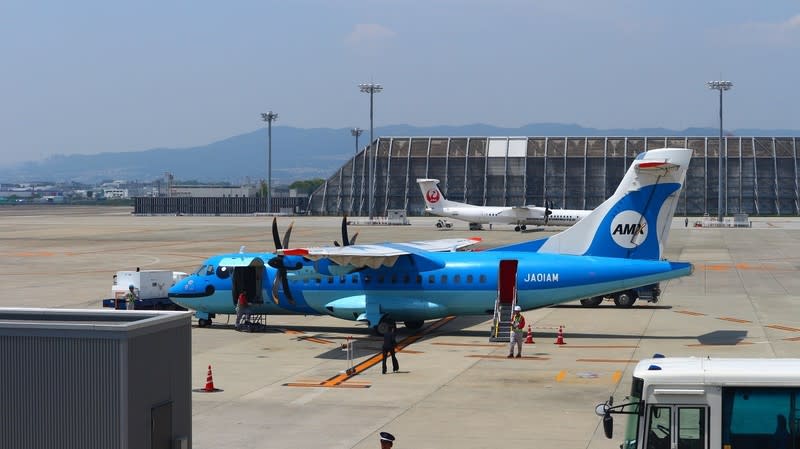 Amx802便 Atr42 600 18年5月1日 伊丹 熊本 Naoの乗り物探訪日記