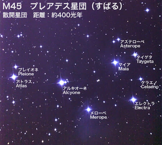 家の窓からプレアデス星団 昴 を眺めてみた みいちゃんといっしょ 家の窓からプレアデス星団 昴 を眺めてみた みいちゃんといっしょ