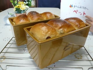 キャセロールミニ食パン型で パンダ2号 のほほん日記
