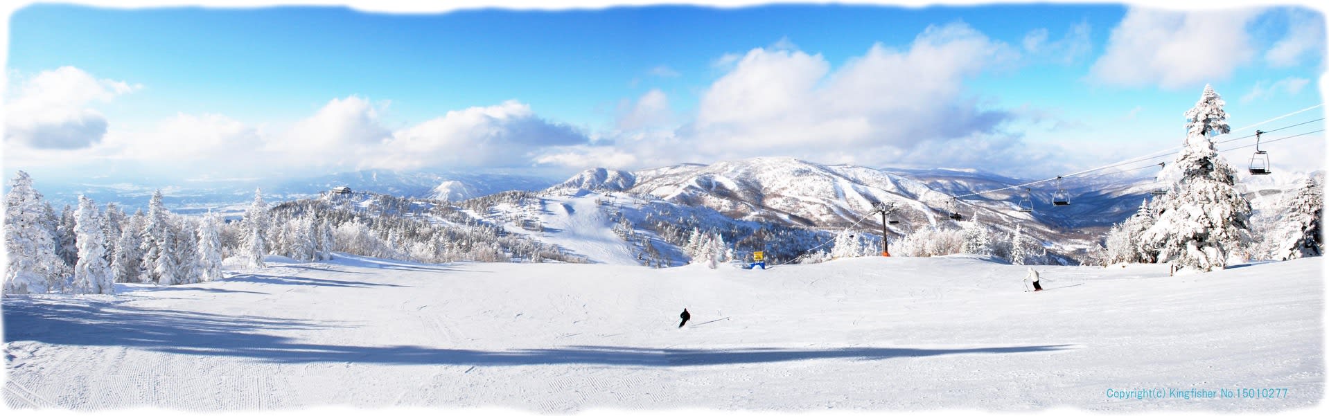 志賀高原スキー場 その2 ヤケビ第一 寺子屋スキー場の眺望 気になる写真