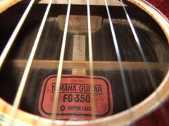 ジャパンヴィンテージ・ギター 「ヤマハＦＧ-３５０（1970年製