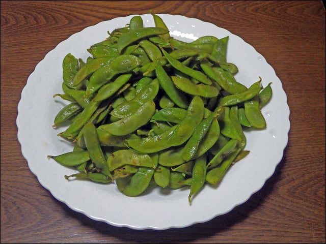 枝豆の莢 さや から紙 自然となかよしおじさんの ごった煮記