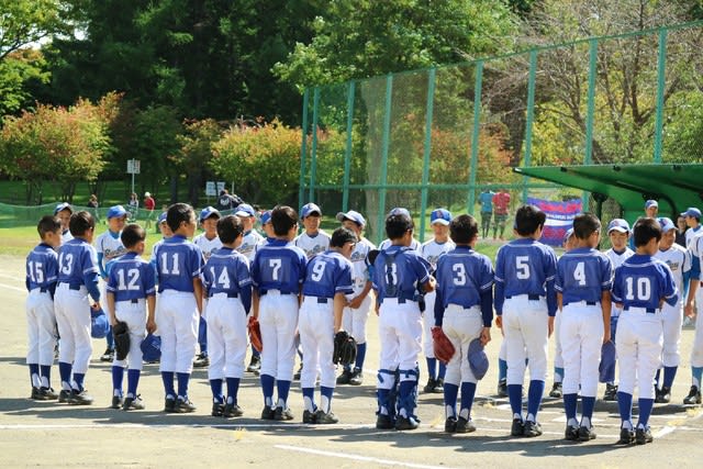 札幌市長杯争奪少年野球大会 J Com旗 Vs 屯田ブルースターズ 中の島ファイターズ少年野球団２０２1