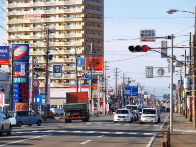 古い信号機 広く浅く