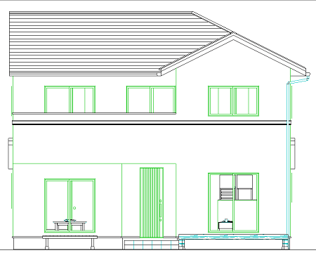 立面図で 内観のインテリアや建具を非表示にしたい Walk In Home Sp テクニック集