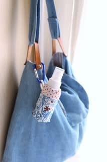 ミニスプレーボトルケース komihinata の手作り 布小物 ミニスプレーボトルケース komihinata の手作り 布小物