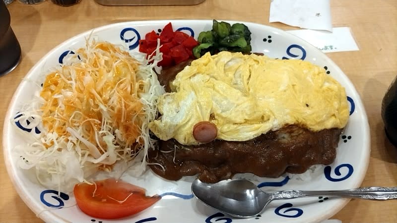 バーグ吉野町店:ウィンナーチーズオムレツカレー