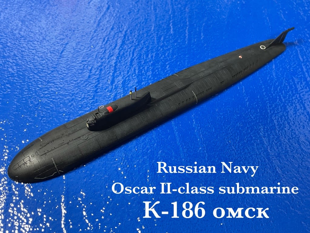 タミヤ】1/700 ロシア海軍 原子力潜水艦 オムスク K-186 タミヤ】1/700 ロシア海軍 原子力潜水艦 オムスク K-186