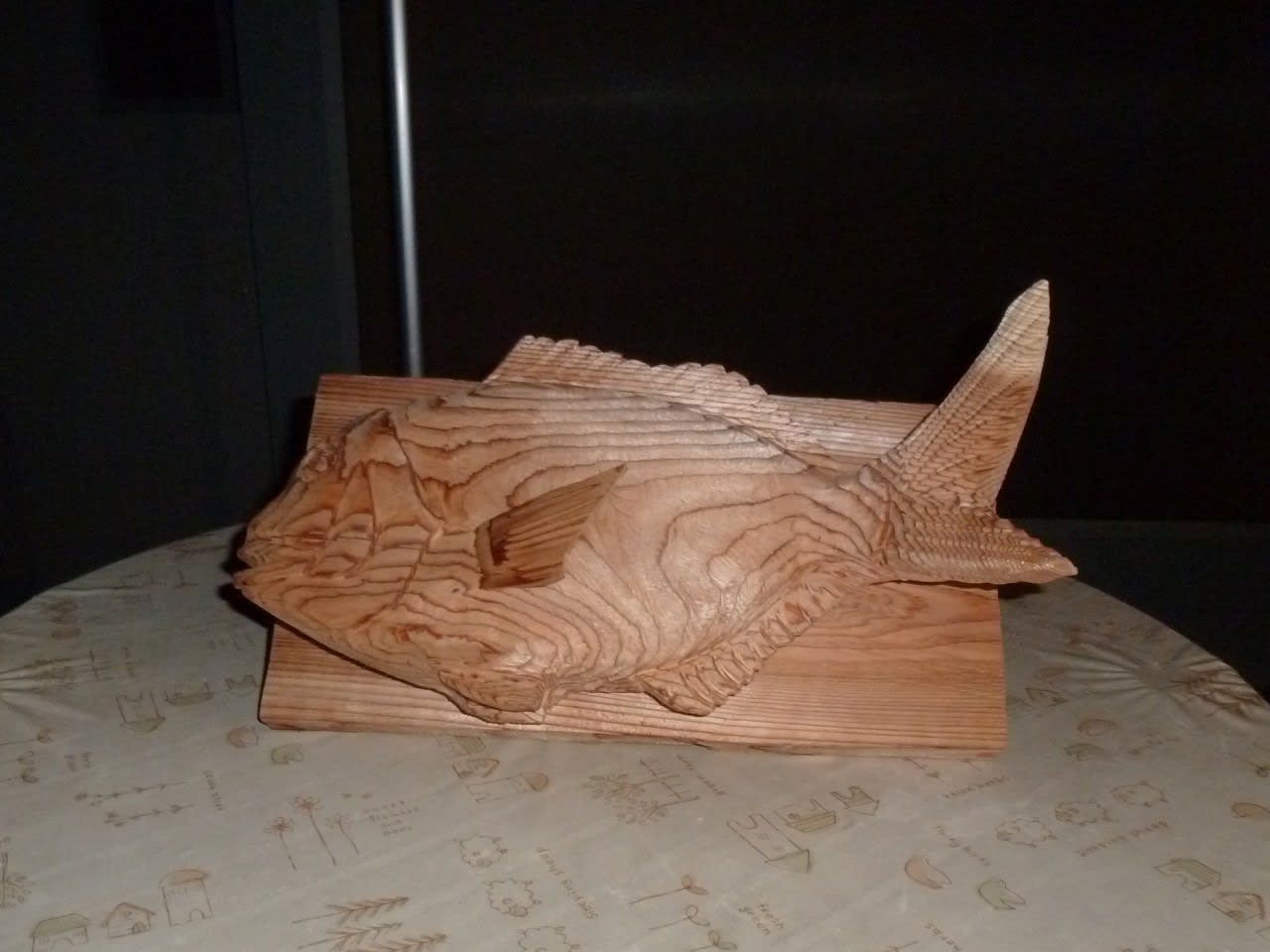 ウッドマンカーバーさん作　「鯛」と「鷹」の画像