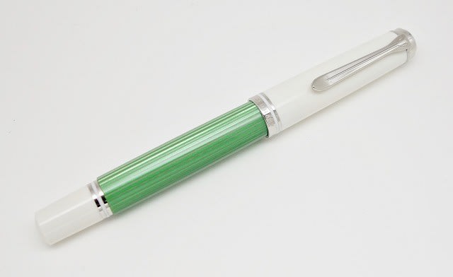 最 安 Pelikan ペリカン 万年筆 スーベレーン M605 グリーンホワイト M 筆記用具