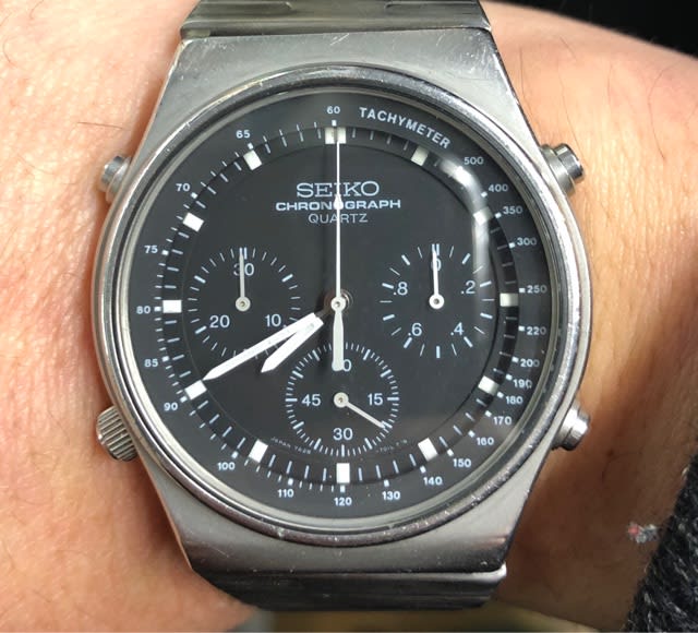 今日の腕時計 1/28 SEIKO SPEEDMASTER 7A28-701A - しみずのプログ