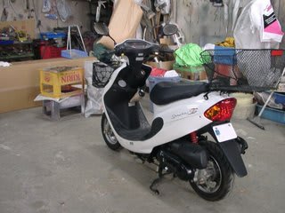 ５０ccスクーター オールペイント 全塗装 オールペン 原チャリ 鈴木自動車板金塗装