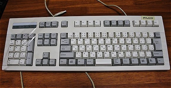 清掃 古いキーボード Filcoレフティー 左利き用 Dfk 901lfii 航空無線とアマチュア無線のii Blog