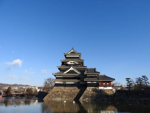 早朝の松本城　2019/1/21