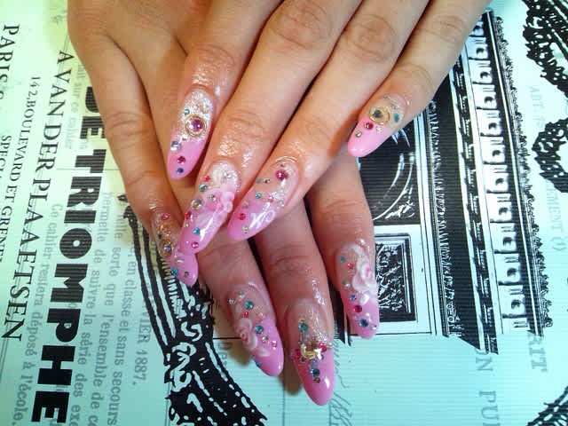 スカルプ卒業式ネイル Innocent Nail