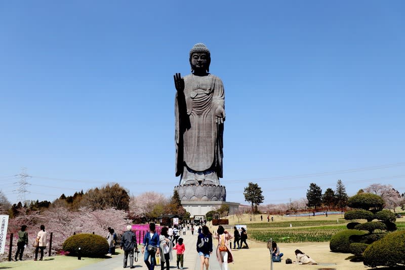 春のお花見散歩41 牛久大仏は巨大すぎるべこ ベコが行く 涅槃な旅路 春のお花見散歩41 牛久大仏は巨大すぎるべこ ベコが行く 涅槃な旅路