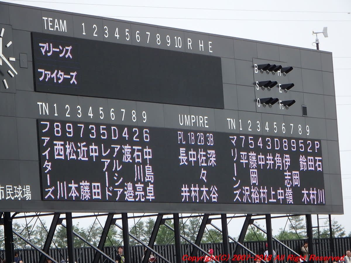 7/31 日本ハムvs千葉ロッテ（釧路）観戦記 その1 - 思いつくままに書く ...