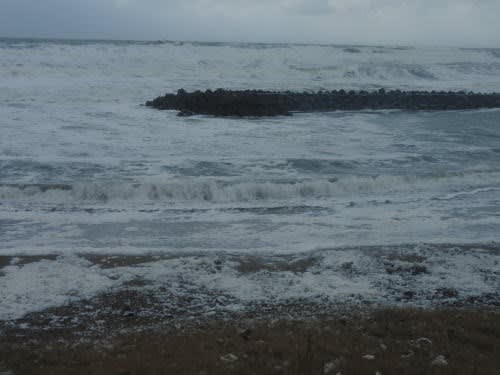 暴風雪　日本海