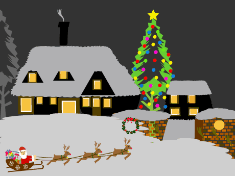 Merry Christmas ポットのグラフィック