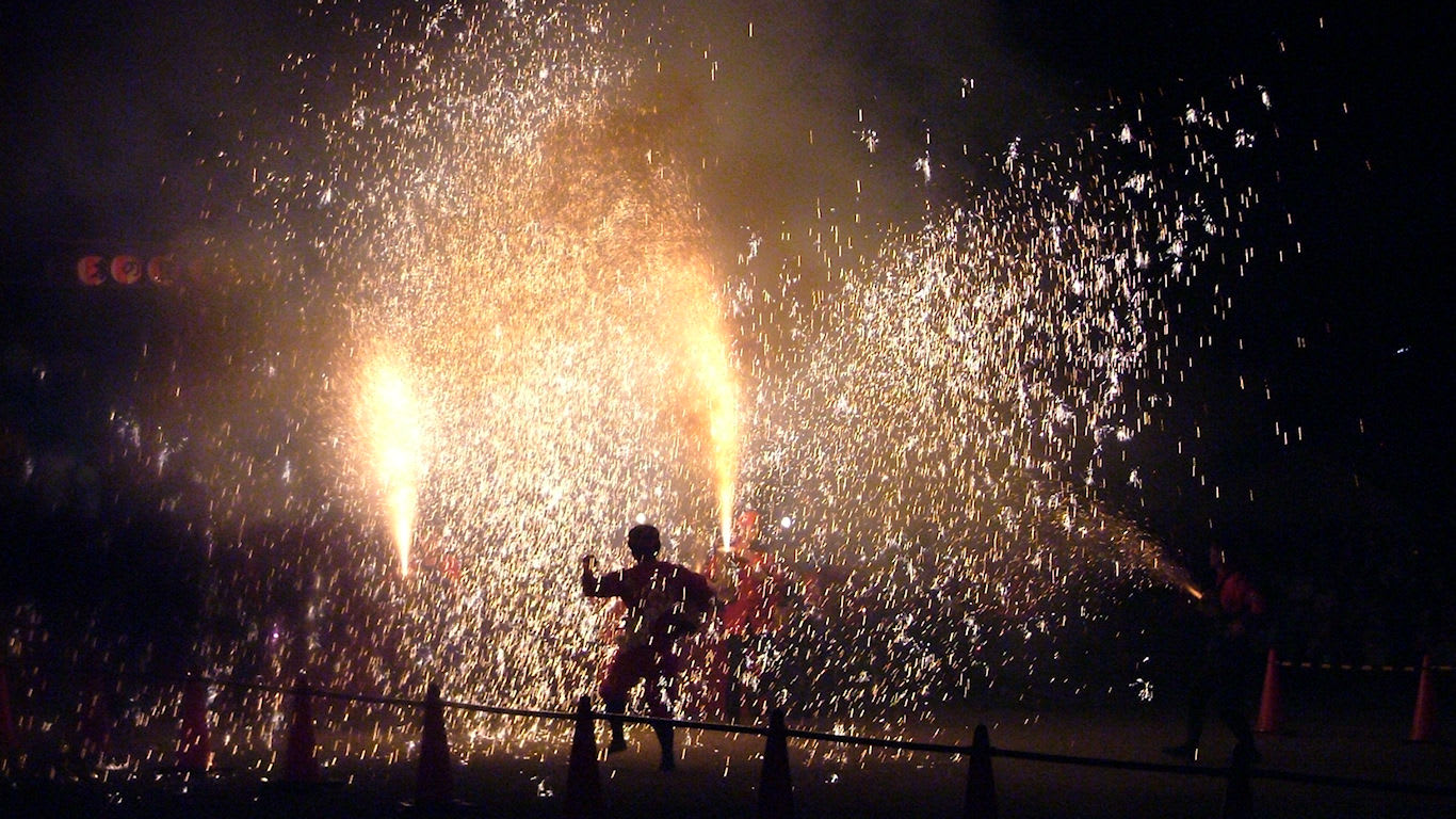 火祭り パソコンときめき応援団 壁紙写真館