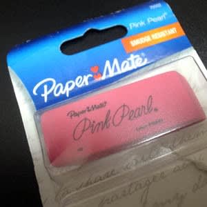 Paper Mate Pink Pearl Eraser 文房具をさがしに