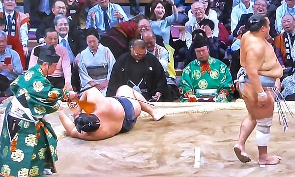 大相撲 平成30年 11月場所３日目 稀勢の里は北勝富士の突き落しに敗れ屈辱の３連敗 タックの庭仕事 黄昏人生残日録