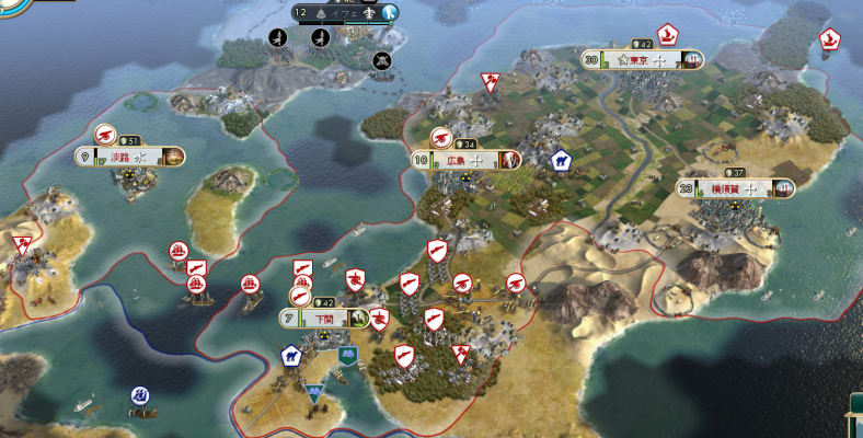 Civ5でベータパッチを検証マルチプレイ 独りで歩いてく人のブログ