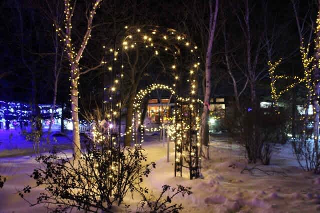 八幡平サラダファームのイルミネーション 南部吟遊詩人の写真館 八幡平サラダファームのイルミネーション 南部吟遊詩人の写真館